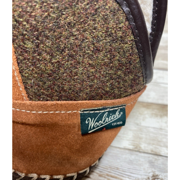 Woolrich Slippers Womens 12 Brown Wool Suede Glamper Slip On Ankle - Picture 9 of 10